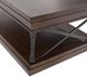 Liberty Furniture Tribeca Black/Cordovian Brown Cocktail Table-5
