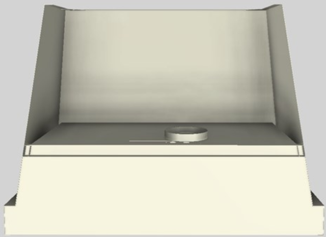 Vent-A-Hood® Designer Series 42" Biscuit Wall Mounted Range Hood-1