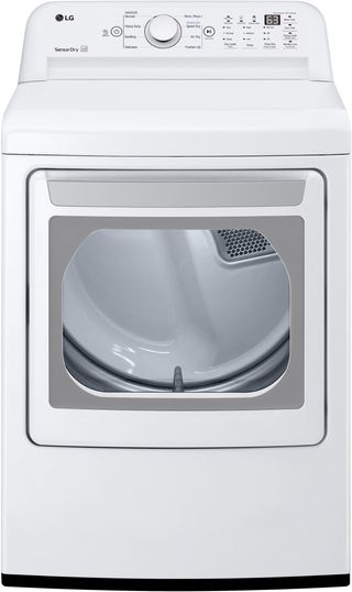 LG 7.3 Cu. Ft. White Electric Dryer with Sensor Dry Technology
