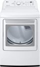 LG 7.3 Cu. Ft. White Electric Dryer with Sensor Dry Technology-0