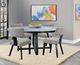 Sunny Designs™ Mia Sophisticated Umbra Round Dining Table-4