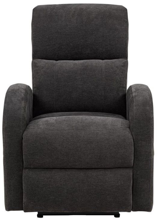 Coaster® Grant Charcoal Gray Upholstered Power Recliner-3