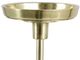 A & B Home 5-Piece Gold/White Aluminum Pillar Candle Holder Set-3