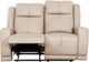 Primo™ International Casa Sienna Igor Jaxxon Taupe Faux Leather Manual Motion Loveseat-4