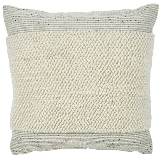 Signature Design by Ashley® Rowcher Gray/White Pillow-0