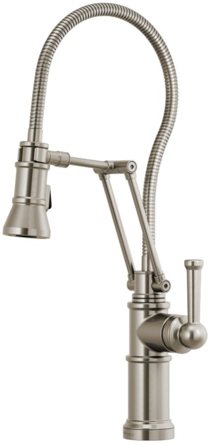 Brizo Artesso® Brilliance® Stainless Articulating Faucet with Finished Hose-0