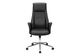 Monarch Specialties Inc. Black Leather-Look High Back Executive Office Chair with Headrest-2