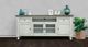 International Furniture Direct Stone Ivory 80" TV Stand-1