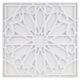 Olliix by Madison Park Boho Notion Offwhite Square Carved Wall Panel-0