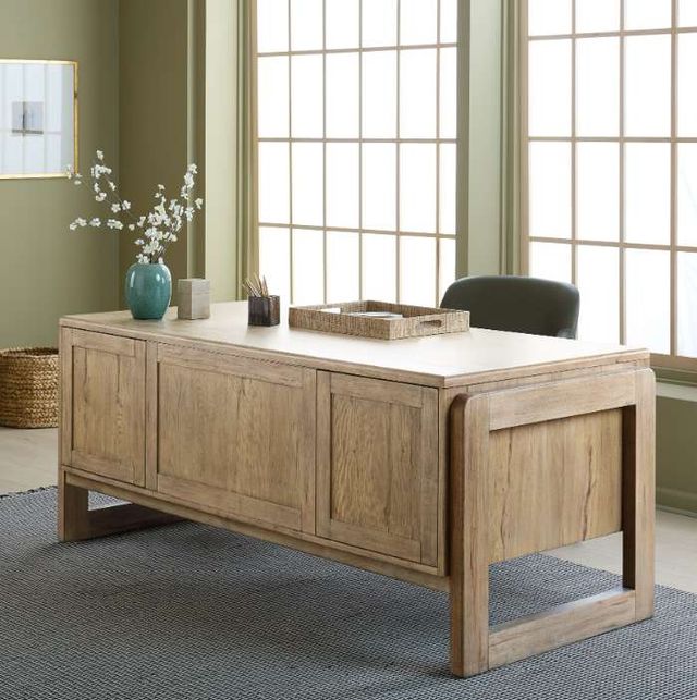 Hooker® Furniture Kalamazoo Aged Executive Desk-1