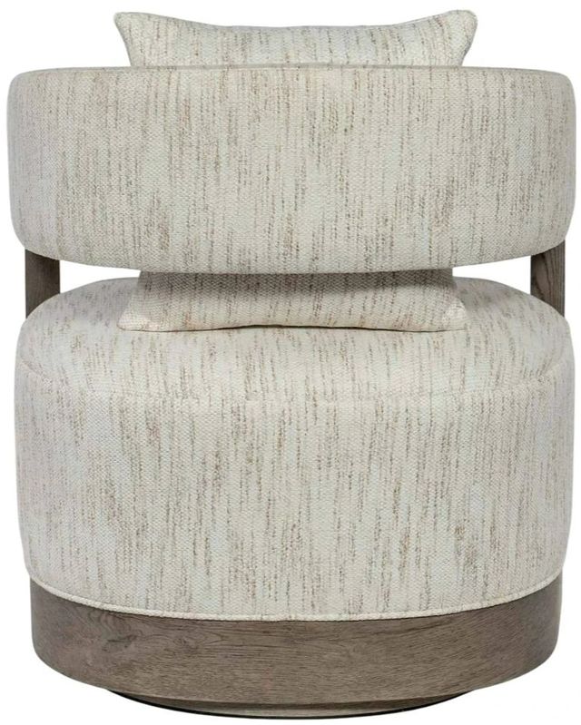 Hooker® Furniture CC Calloway Peak Daphne Parchment-Mink Swivel Chair-3