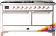 Ilve® Majestic III 60" Custom Pro Style Dual Fuel Liquid Propane Range with Solid Door and Copper Trim-0