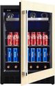 Aviva 24'' Panel Ready Built-In or Freestanding Undercounter Beverage Center-1