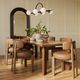TOV Furniture Odessa Brown Leather Dining Chair-1