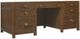 Hooker® Furniture Driftwood Worn Saddle Executive Desk-0