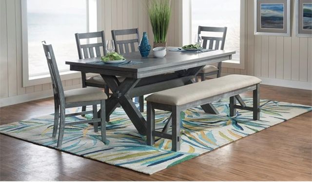 Powell® Turino Gray Oak Rectangle Dining Table-1
