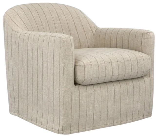 Signature Design by Ashley® Valwick Brown/Cream Swivel Accent Chair-0