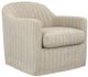 Signature Design by Ashley® Valwick Brown/Cream Swivel Accent Chair-0