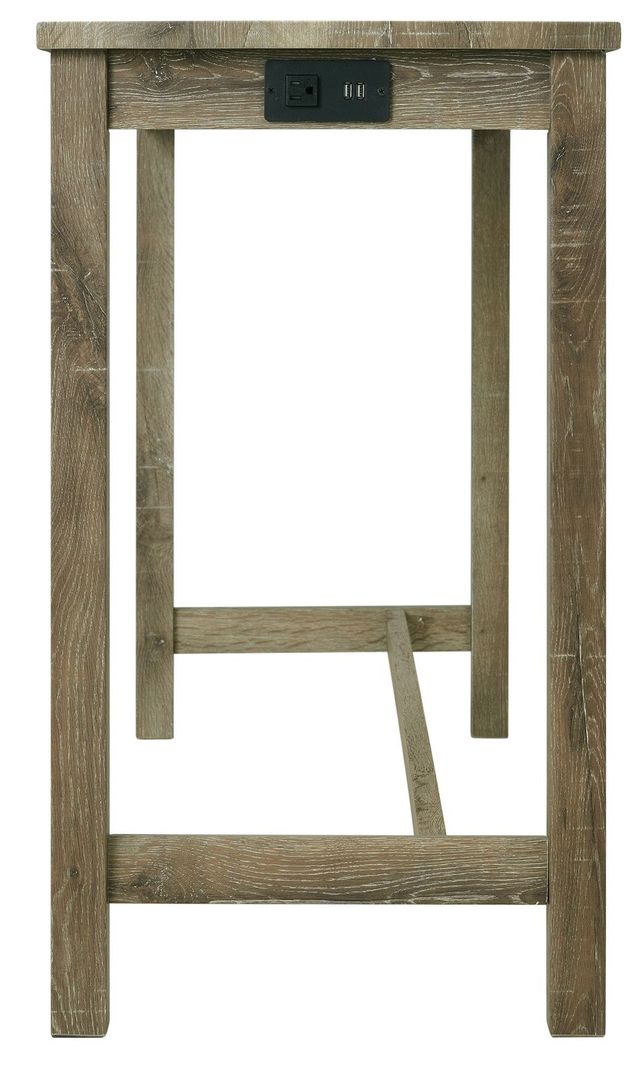 Elements International Oak Lawn 4-Piece Beige/Natural Bar Table Set-3