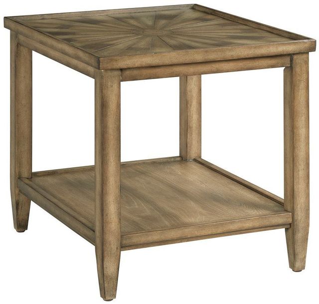 Hammary® Astor Burnished Clear Rectangular End Table-0