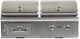 Coyote® Outdoor Living Hybrid 2-Burner Stainless Steel Built In Natural Gas and Charcoal Grill-0