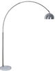 Furniture of America® Rene Chrome Arch Lamp-0