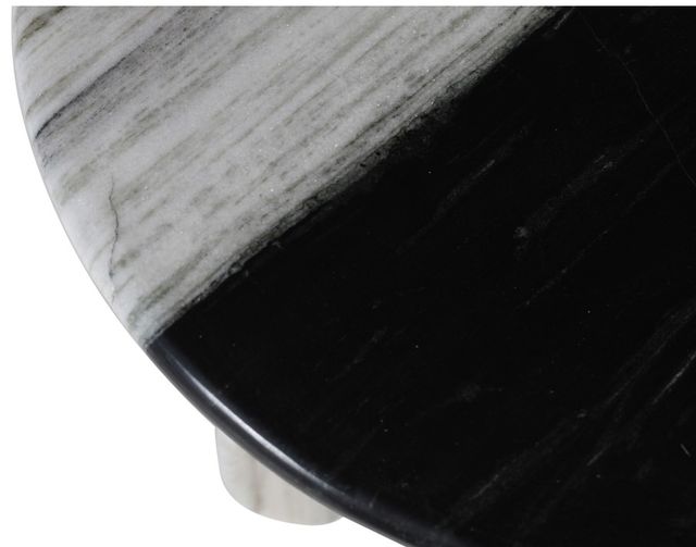 Meridian Furniture Formentera Panda Marble End Table-3