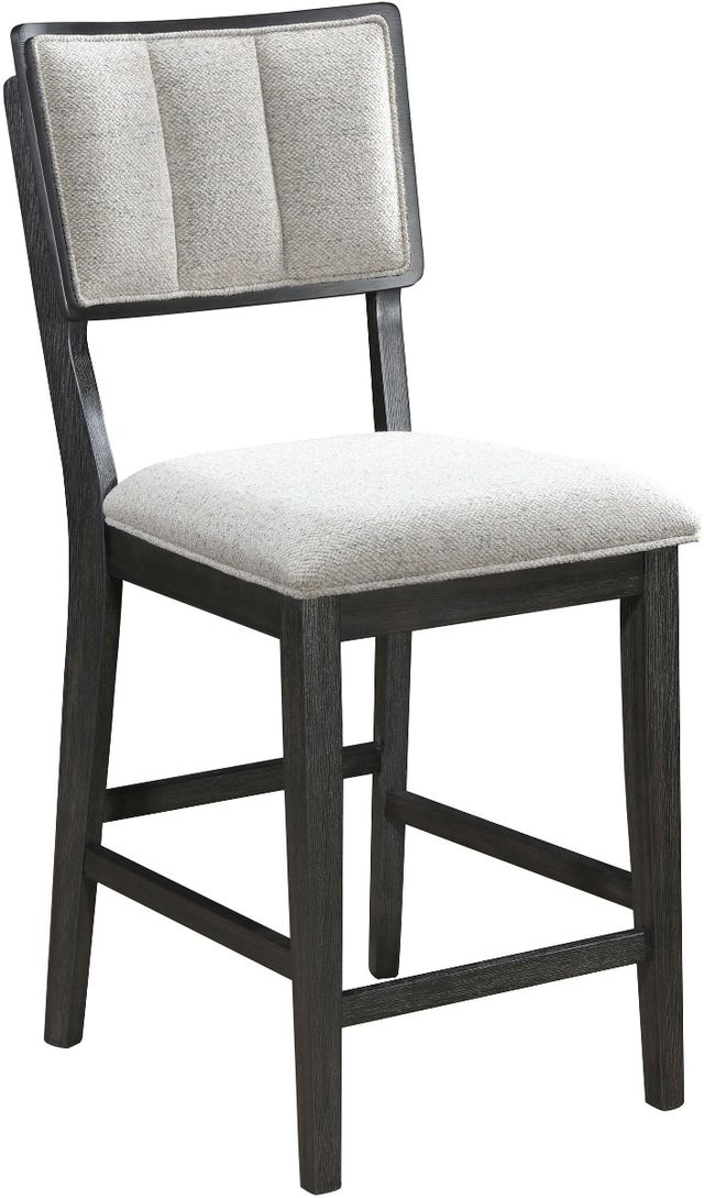 Crown Mark Cline Black/Light Gray Counter Height Chair-0