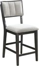 Crown Mark Cline Black/Light Gray Counter Height Chair-0