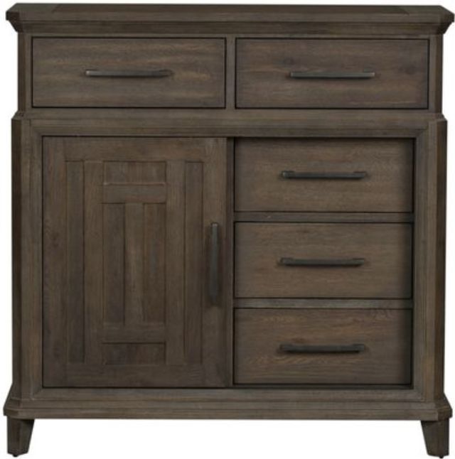 Liberty Furniture Artisan Prairie Gray Dusty Wax Door Chest-1