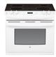 GE® 30" White Drop In Electric Range-0