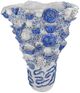 Currey & Company Coral Reef Blue/White Large Vase-0