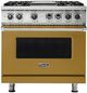 Viking® 5 Series 36'' Golden Hour Pro Style Dual Fuel Range with Griddle-0