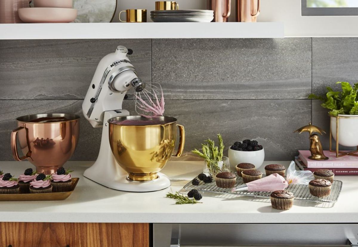 KitchenAid® Radiant Gold 5 Quart Metallic Finish Stainless Steel