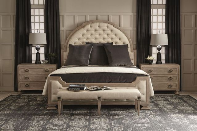Bernhardt Santa Barbara Beige/Sandstone Bench-2
