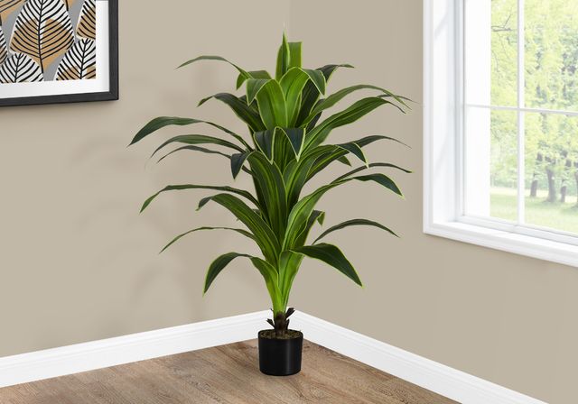 Monarch Specialties Inc. Black 47" Artificial Potted Dracaena Tree-3