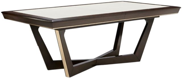 Michael Amini® Belmont Place Espresso Rectangular Dining Table-0
