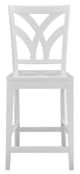 John Thomas Furniture® Hampton Palm Pure White Counter Stool-1