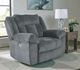Signature Design by Ashley® Tip-Off Slate Power Recliner with Adjustable Headrest-4