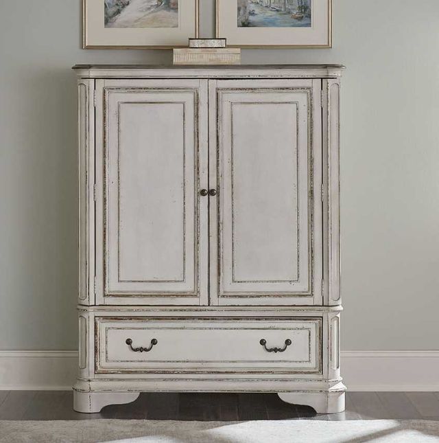 Liberty Furniture Magnolia Manor Antique White Bedroom Door Chest-1