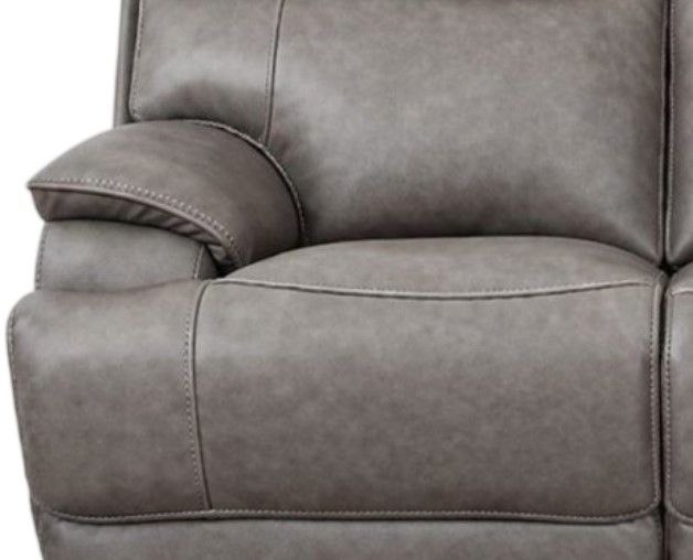Cheers by Man Wah Naples Taupe Power Reclining Sofa with Power Headrest-1
