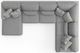 Jackson Furniture Titan 3-Piece Moonstruck Left-Arm Facing Sectional and Chaise-4
