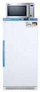 Summit® White MOMCUBE Breast Milk Refrigerator with Microwave-0