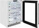 ZLINE Autograph Edition Touchstone 4.8 Cu. Ft. Satin Stainless Steel Wine Cooler with Glass Door and Matte Black Handle-3