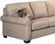 Superstyle Furniture Ltd. Customizable 5104 3-Piece Right-Arm Facing Curved Loveseat Sectional and Queen Bed-1