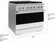 ZLINE Marino 36" Stainless Steel Pro Style Dual Fuel Range with White Matte Door-2