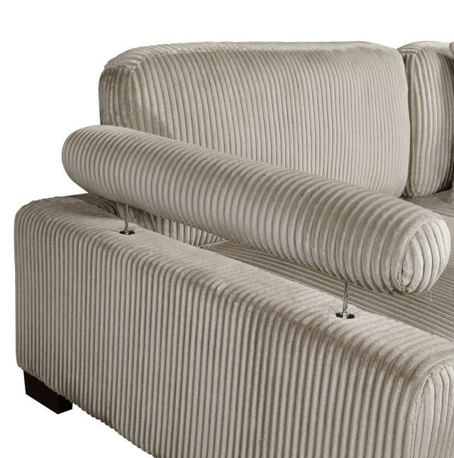 Homelegance® Traverse 4-Piece Taupe Modular Sectional with Ottoman-3