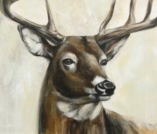 Stylecraft Bronze Deer Brown/Bronze Wall Art-1