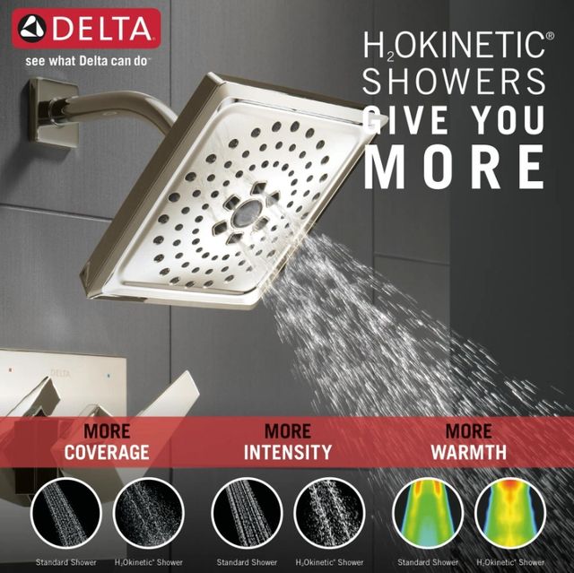 Delta Trillian® 17 Series Lumicoat® Polished Nickel H2Okinetic Shower Only Trim-1