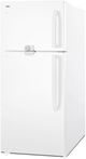 Summit® 30” 20.5 Cu. Ft. White Top Freezer Refrigerator-2